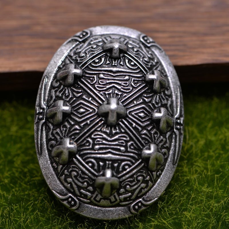 LANGHONG Norse Viking Brooch For Men Turtle Brooch Talisman Jewelry, Gift For Men - Image 3
